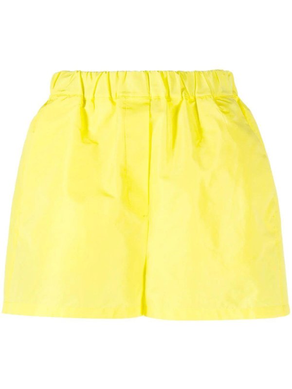 Mini Shorts Msgm Con Vita Elasticizzata