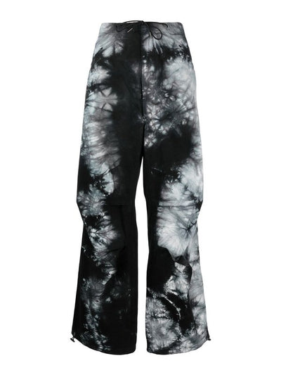 Pantaloni Militari Con Stampa Tie-dye