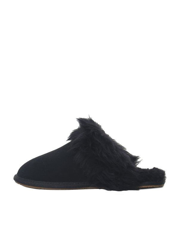 Pantofole Scuff In Shearling