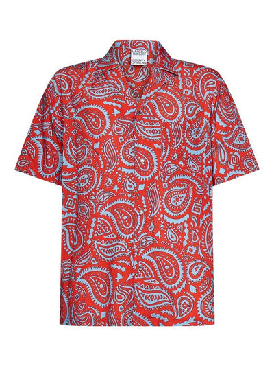 Camicia Hawaiana Rossa