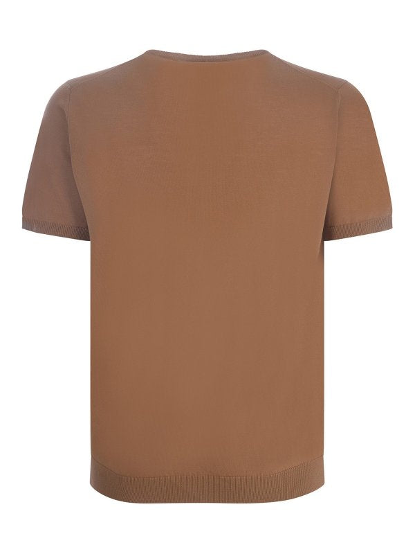 T-shirt Roberto Collina In Cotone