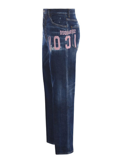 Jeans Icona Dsquared2 In Denim