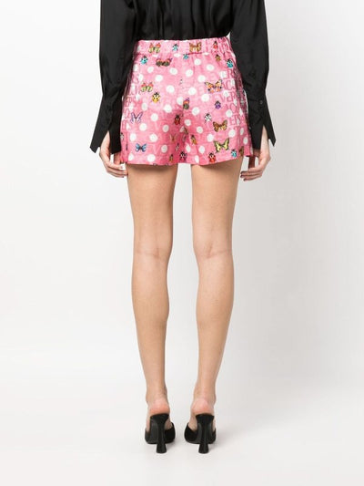 Shorts Con Stampa Farfalle