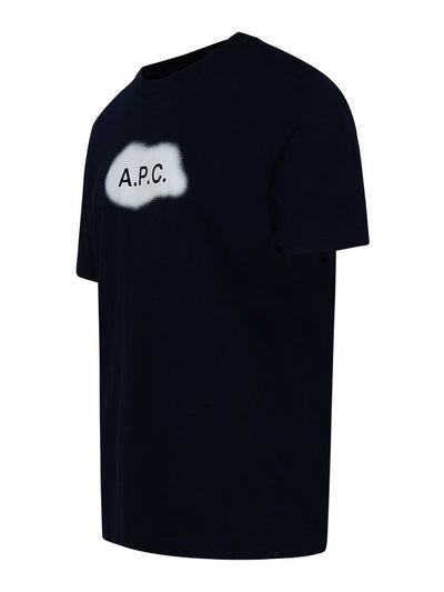 T-shirt Albert In Cotone Blu