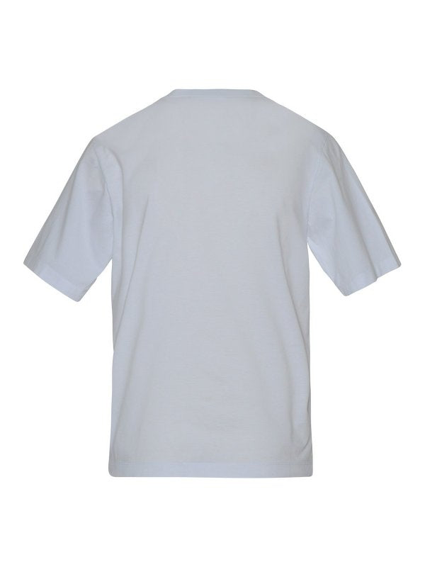 T-shirt In Cotone Bianco