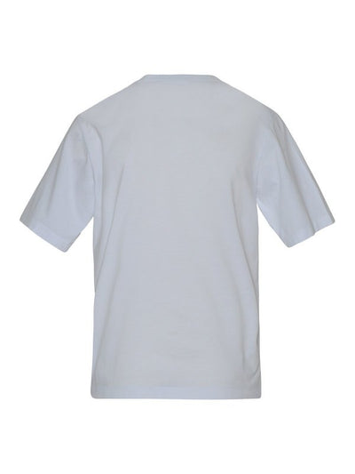 T-shirt In Cotone Bianco