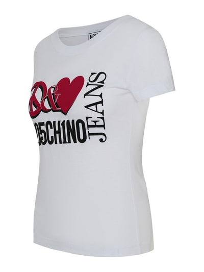 T-shirt In Cotone Bianco