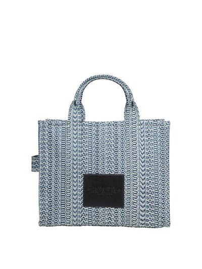 Borsa Tote Media In Canvas Monogramma