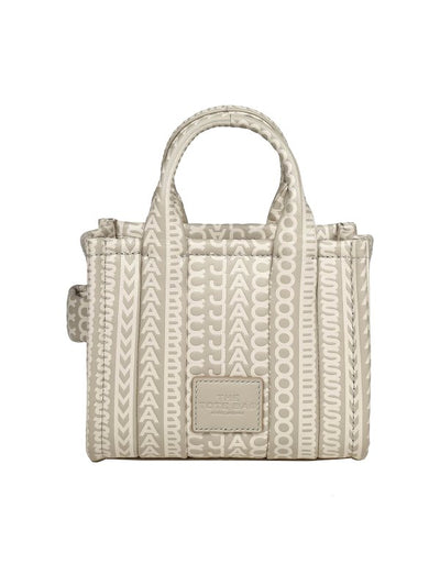 Marc Jacobs Micro Tote In Pelle Monogramma