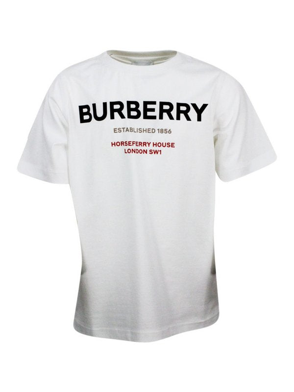 Burberry T-shirt E Polo Bianche