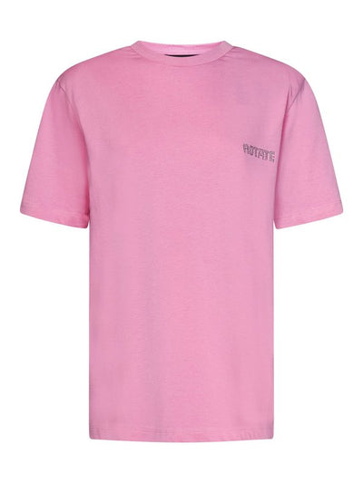 T-shirt Oversize In Cotone Rosa