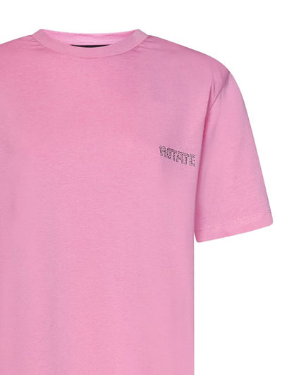 T-shirt Oversize In Cotone Rosa