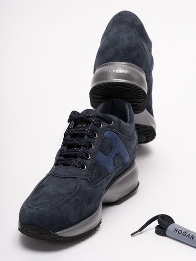 Sneaker In Pelle `interactive H Spezzata`