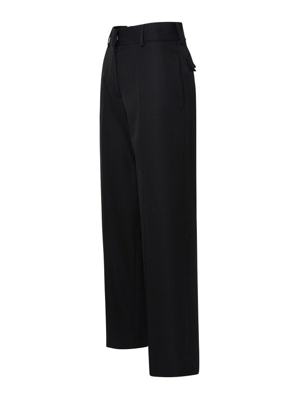 Pantalone In Misto Lana Nero