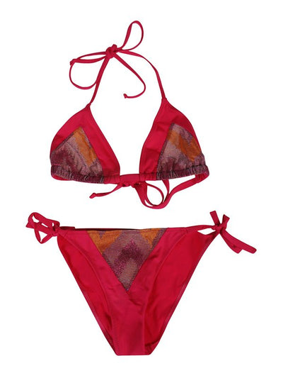 One Printed Triangle Bikini Set