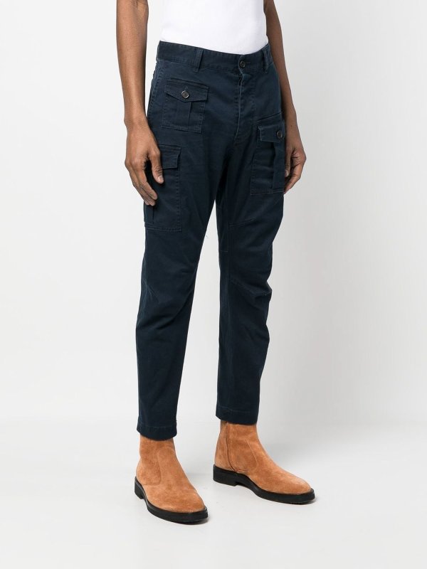 Pantalone Cargo In Cotone