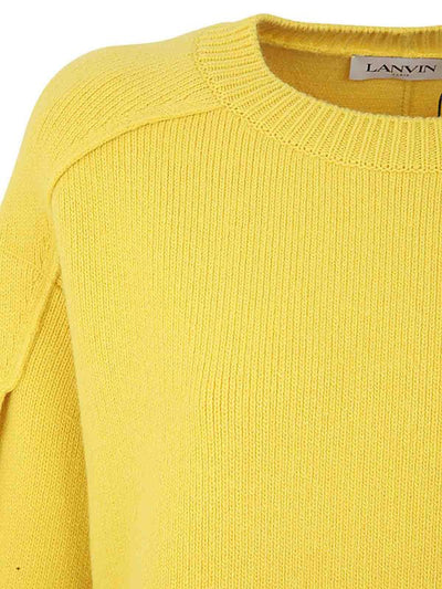 Maglione A Mantella Cocoon Con Scollo Tondo