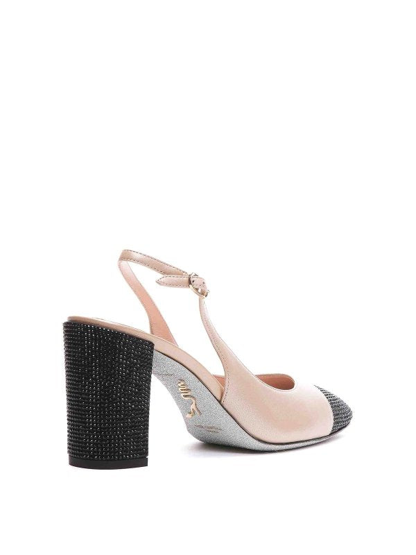 Slingback Con Tacco Medio