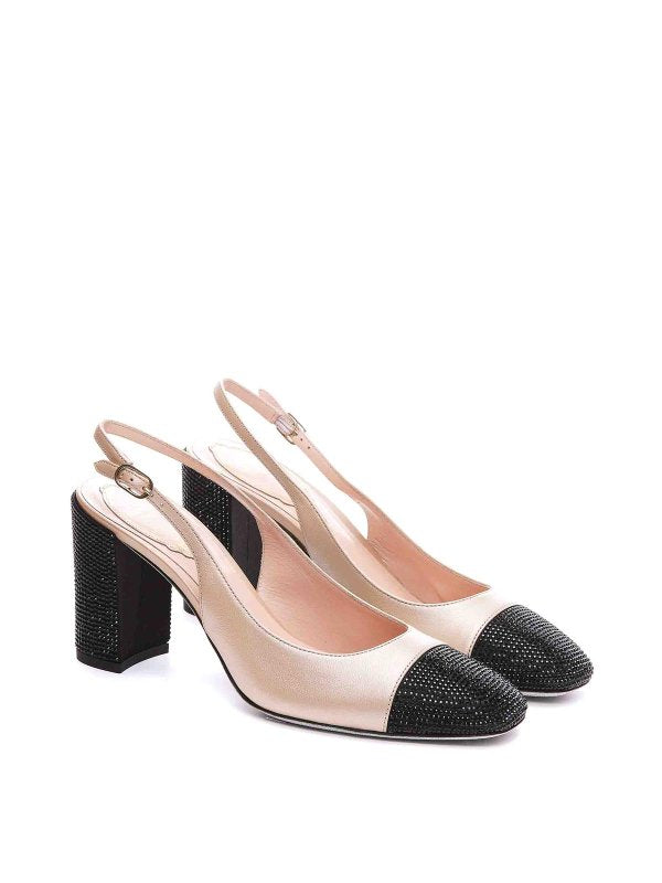 Slingback Con Tacco Medio