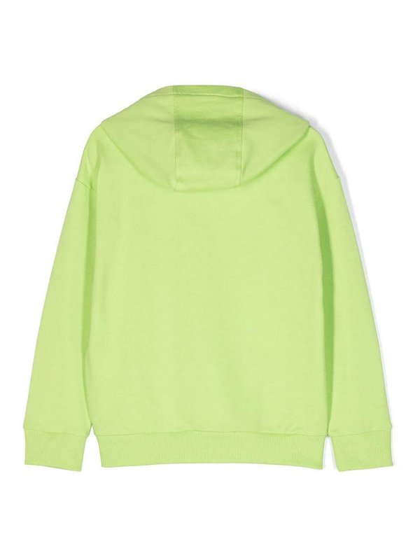 Felpa  Per  In Cotone Verde Fluo