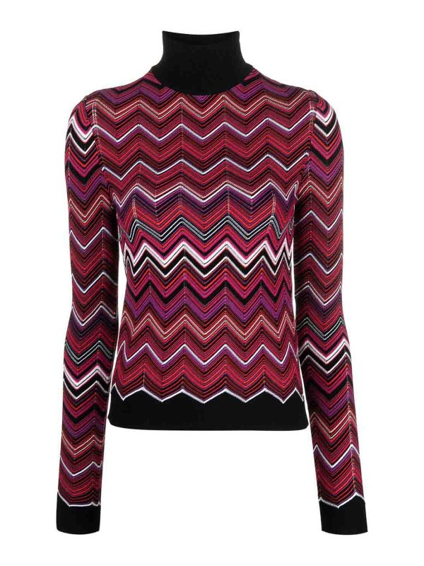 Maglia Con Motivo Zig Zag