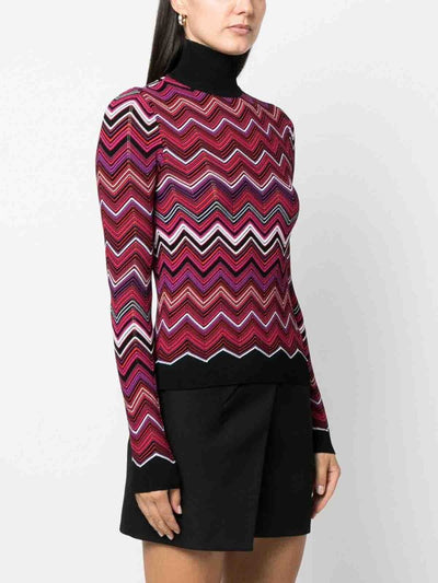 Maglia Con Motivo Zig Zag