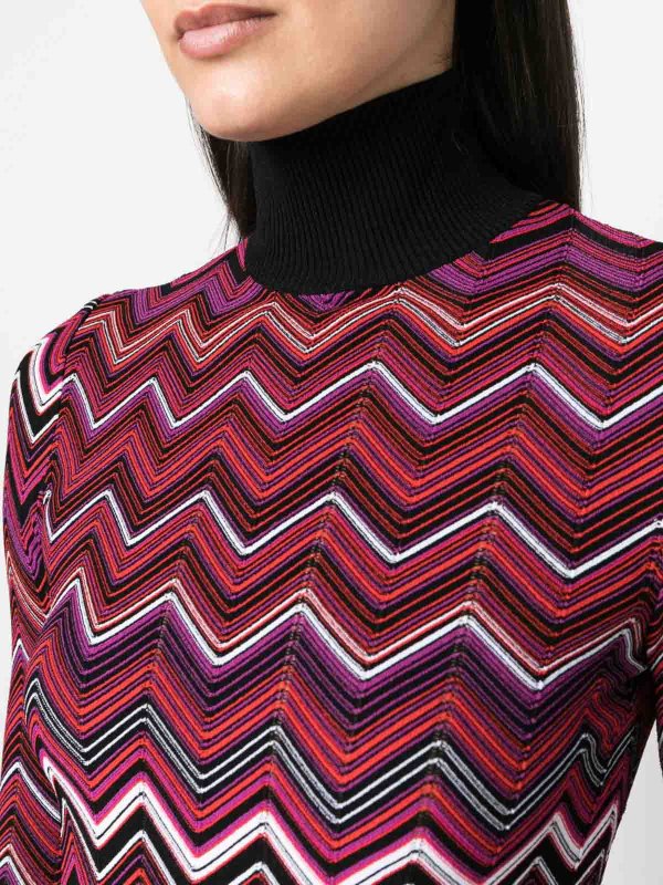 Maglia Con Motivo Zig Zag