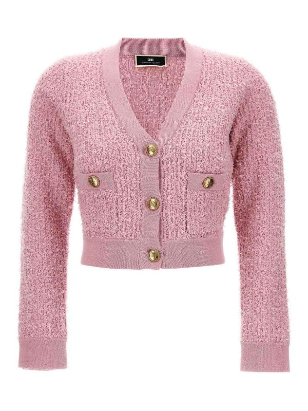 Cardigan Con Bottoni Logati