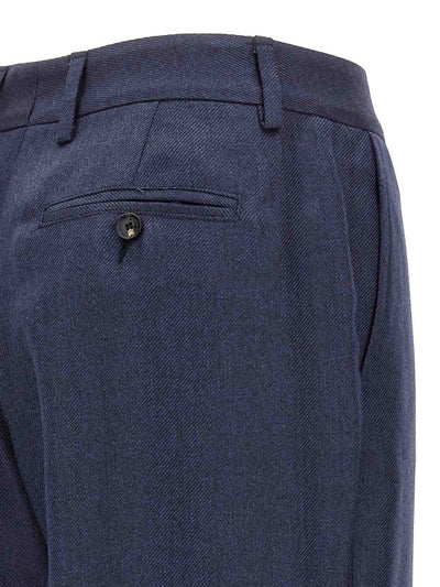 Pantaloni In Cashmere Di Seta