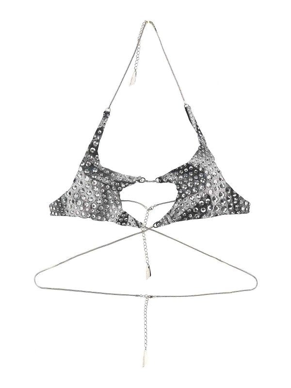 Rhinestone Bikini Bra