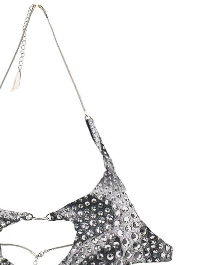 Rhinestone Bikini Bra