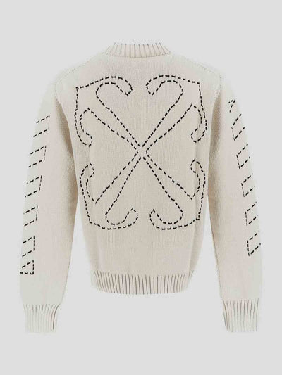 Maglione Bianco Sporco