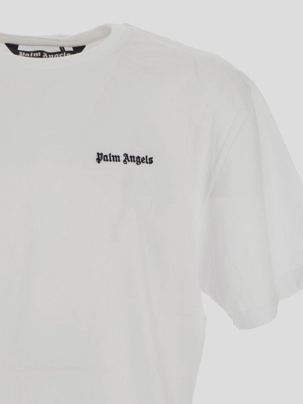 T-shirt Girocollo Di Colore Bianco