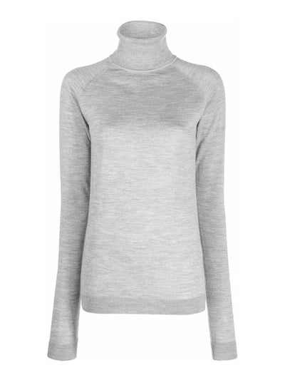 Maglia A Collo Alto In Misto Lana E Cashmere