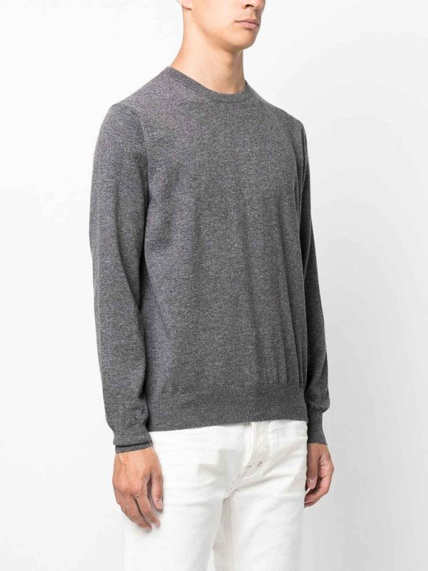 Maglia Girocollo In Cashmere