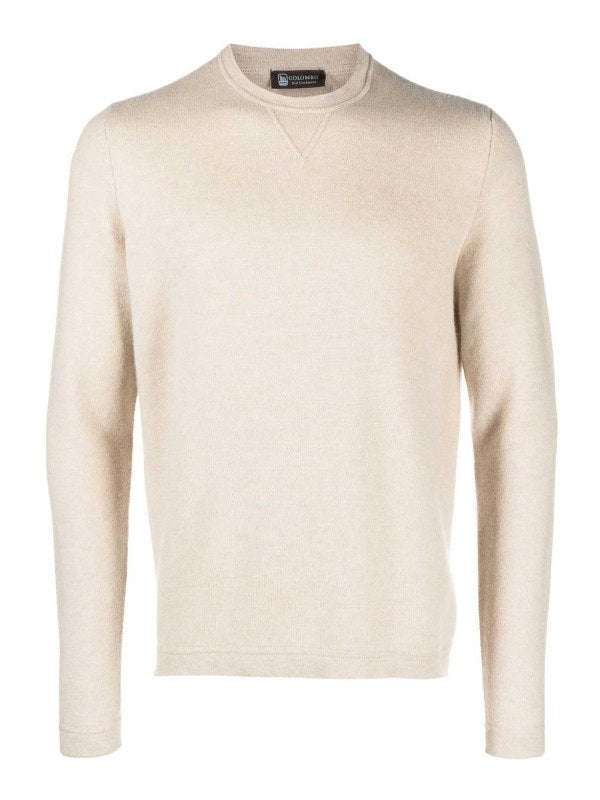 Maglia Girocollo In Cashmere