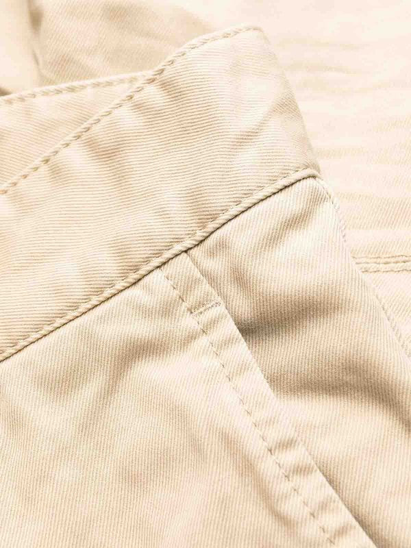 Pantaloni Chino In Cotone