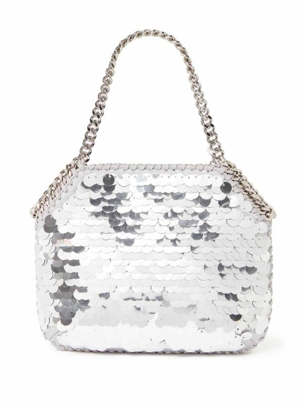 Mini Borsa A Tracolla Falabella In Paillettes