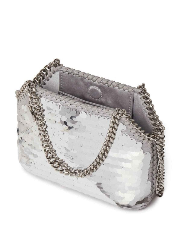 Mini Borsa A Tracolla Falabella In Paillettes