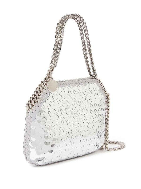 Mini Borsa A Tracolla Falabella In Paillettes