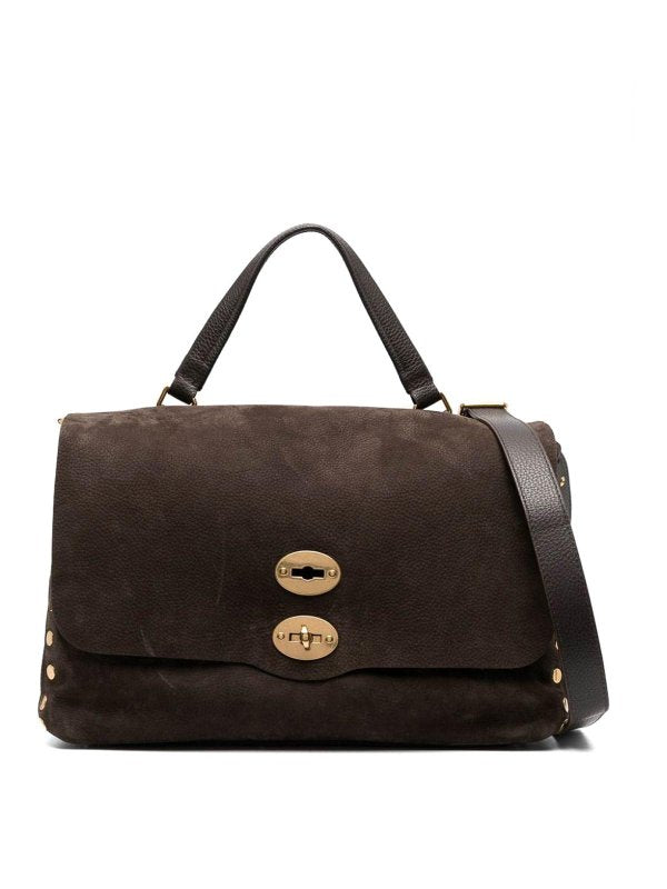 Borsa Postina Jones In Pelle