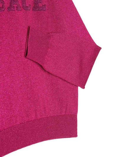 Maglia Versace Per Bambina Fucsia Lurex