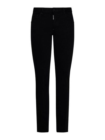 Jeans Slim Fit In Denim Stretch Nero