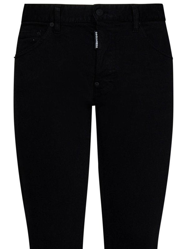 Jeans Slim Fit In Denim Stretch Nero