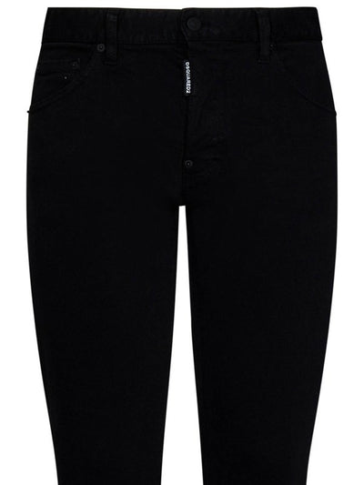 Jeans Slim Fit In Denim Stretch Nero