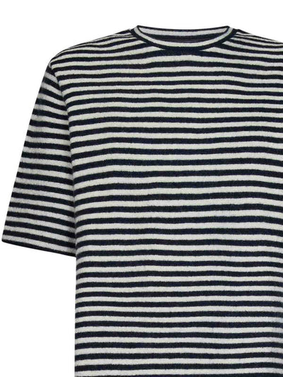 T-shirt Oversize A Maniche Corte Blu Navy