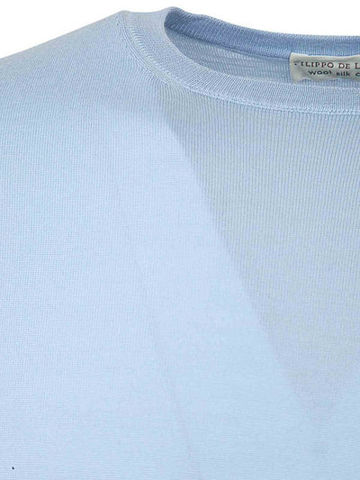 Maglia Girocollo Lana Seta Cashmere