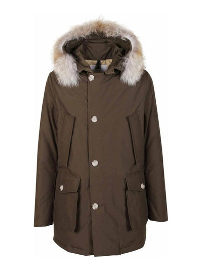 Parka In Pelliccia Artica Staccabile