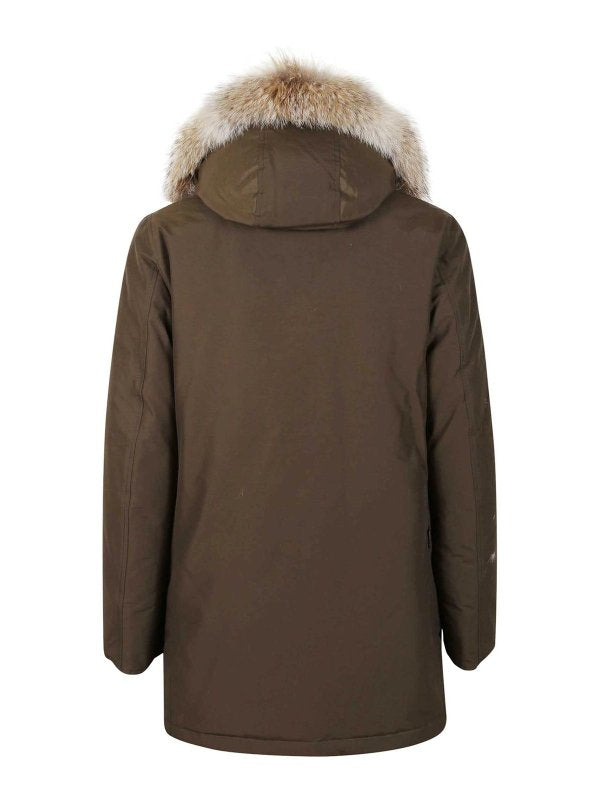 Parka In Pelliccia Artica Staccabile