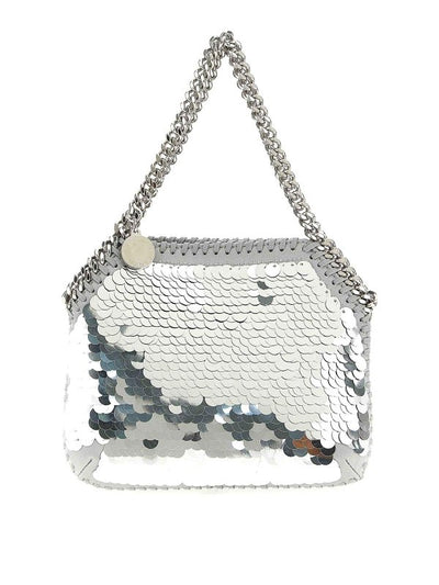 Mini Borsa A Tracolla Falabella In Paillettes